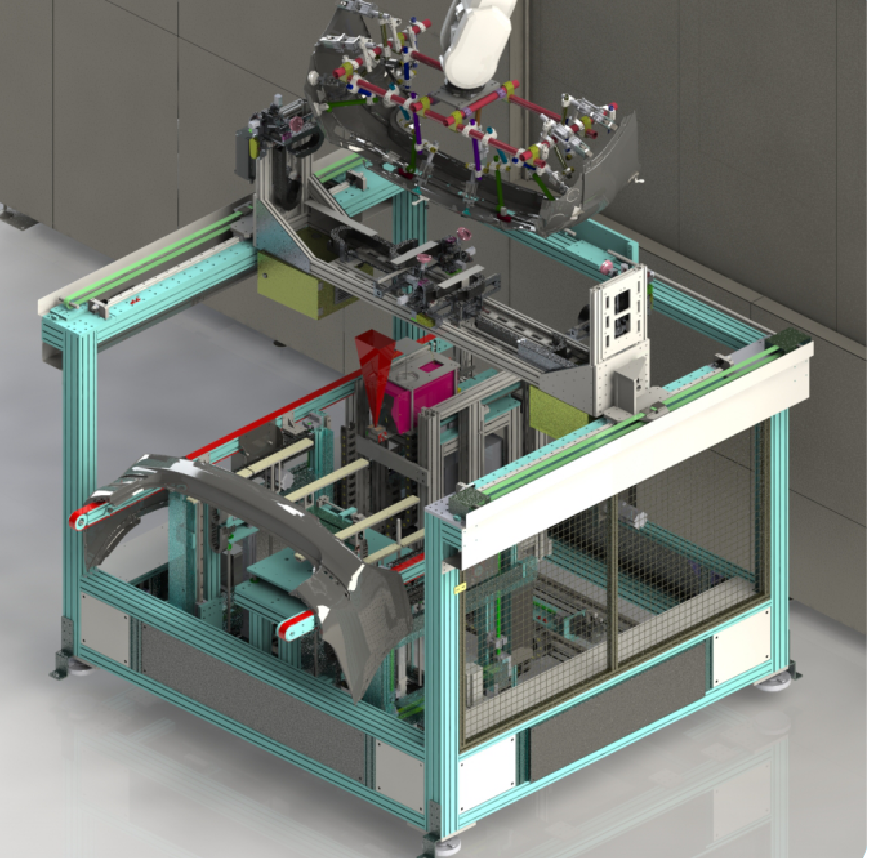 汽车保险杠称重打码